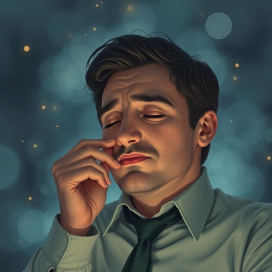 Dream : The manager crying in a dream