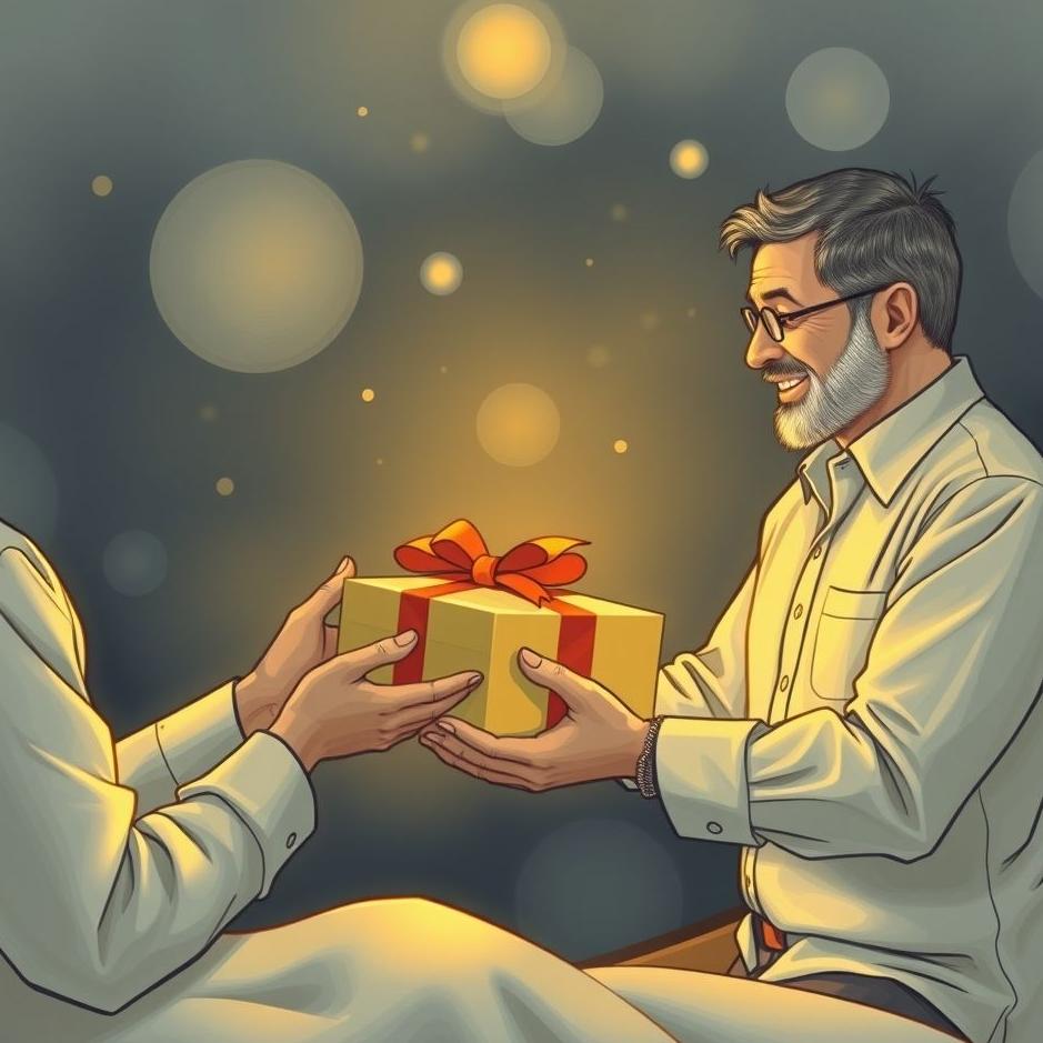 Dream : The manager giving a gift in a dream
