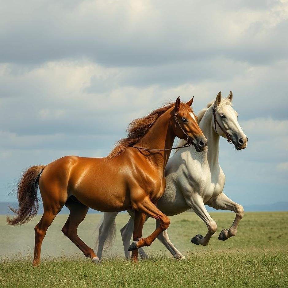Dream : The merger of horses in the dream