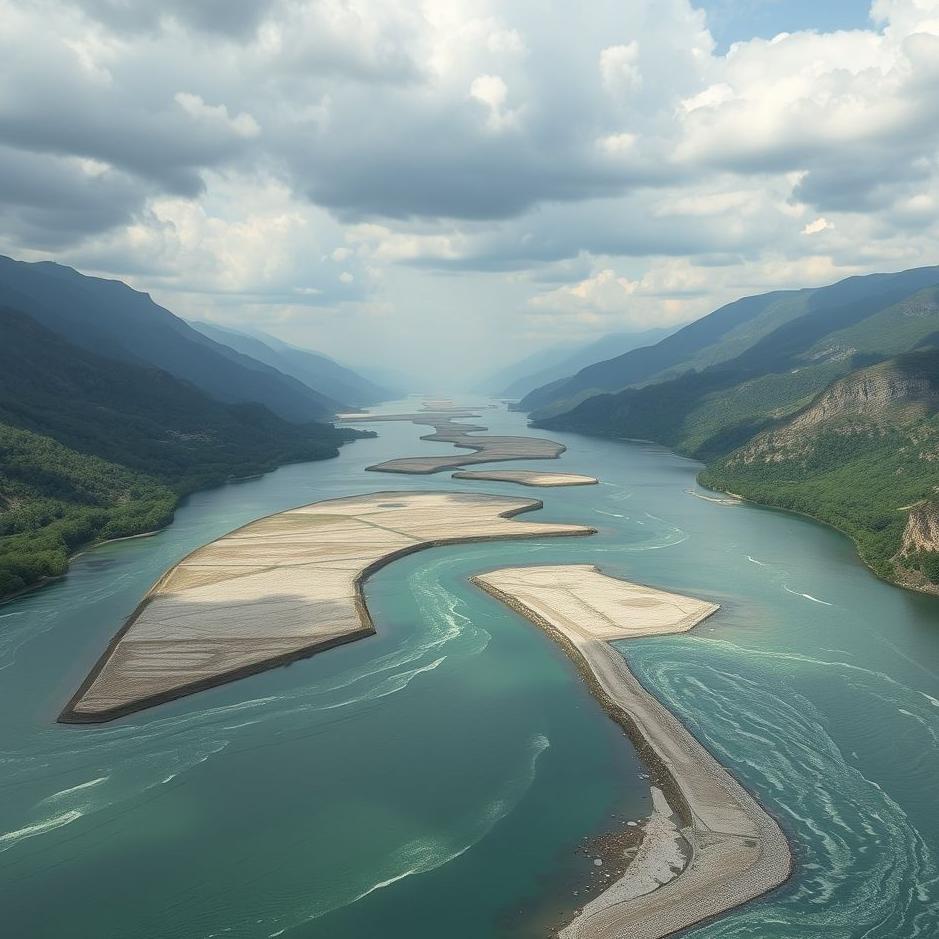 Dream : The merging of two rivers in a dream