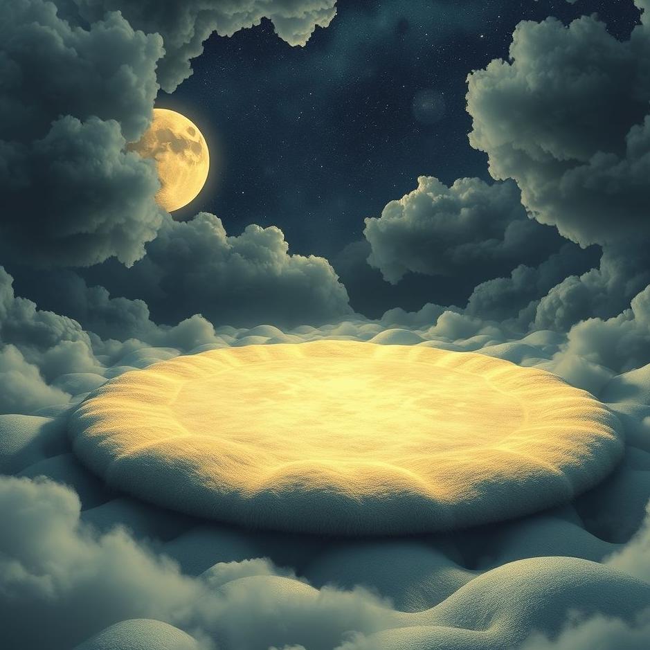 Dream : The moon carpet in the dream