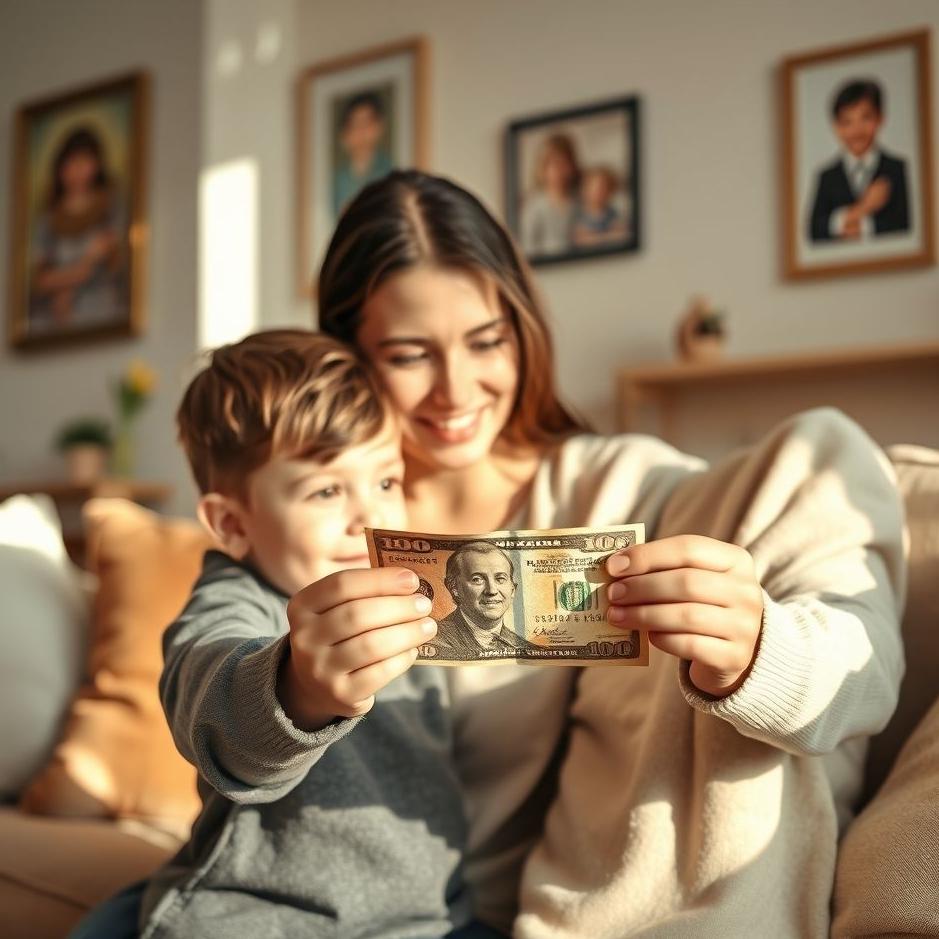 Dream Dictionary : The mother’s son money paper