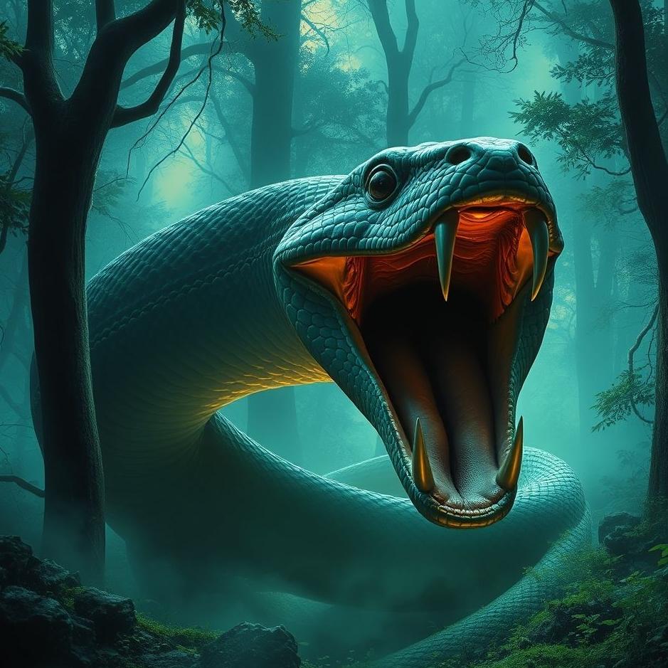 Dream Dictionary : The mouth open snake in the dream