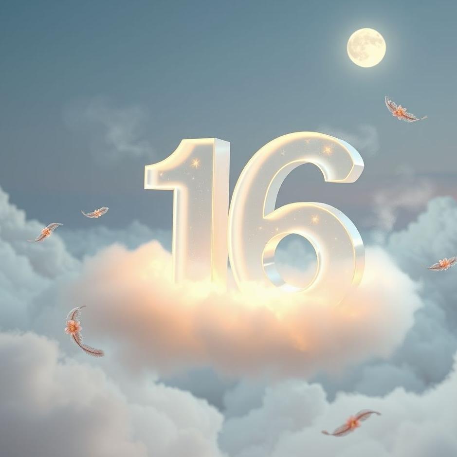 Dream : The number sixteen in a dream