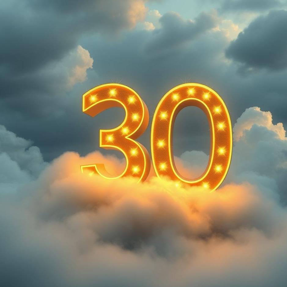 Dream : The number thirty in a dream