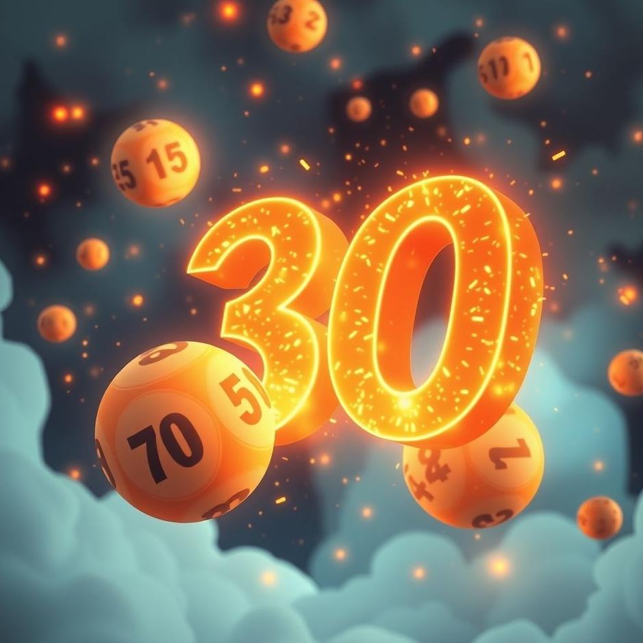 Dream : The numerical lottery numbers in a dream