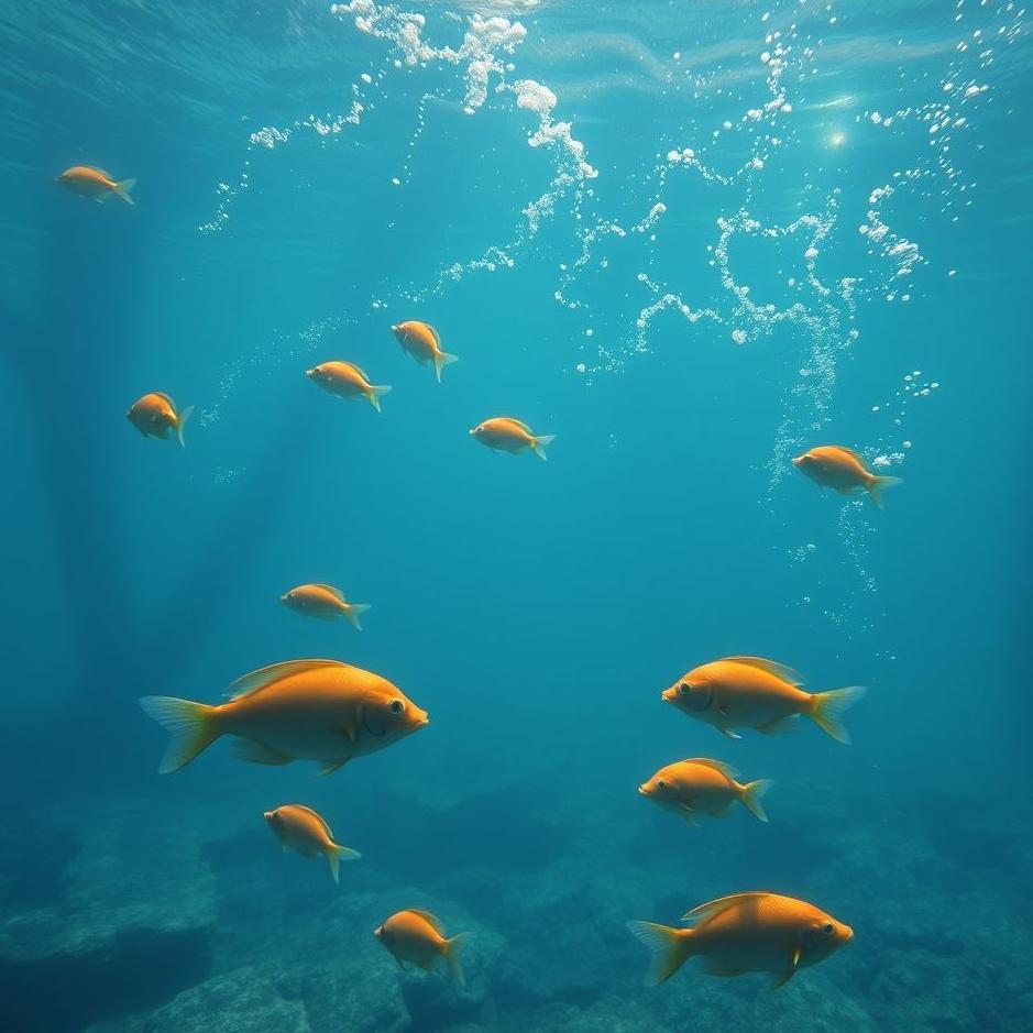 Dream : The ocean and fish in a dream