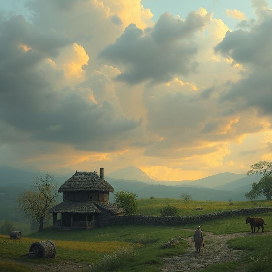 Dream : The old homeland in a dream