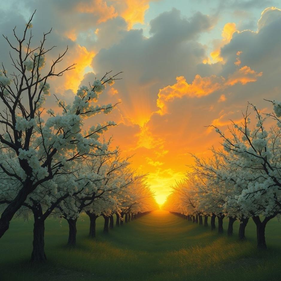 Dream : The orchard burning in a dream