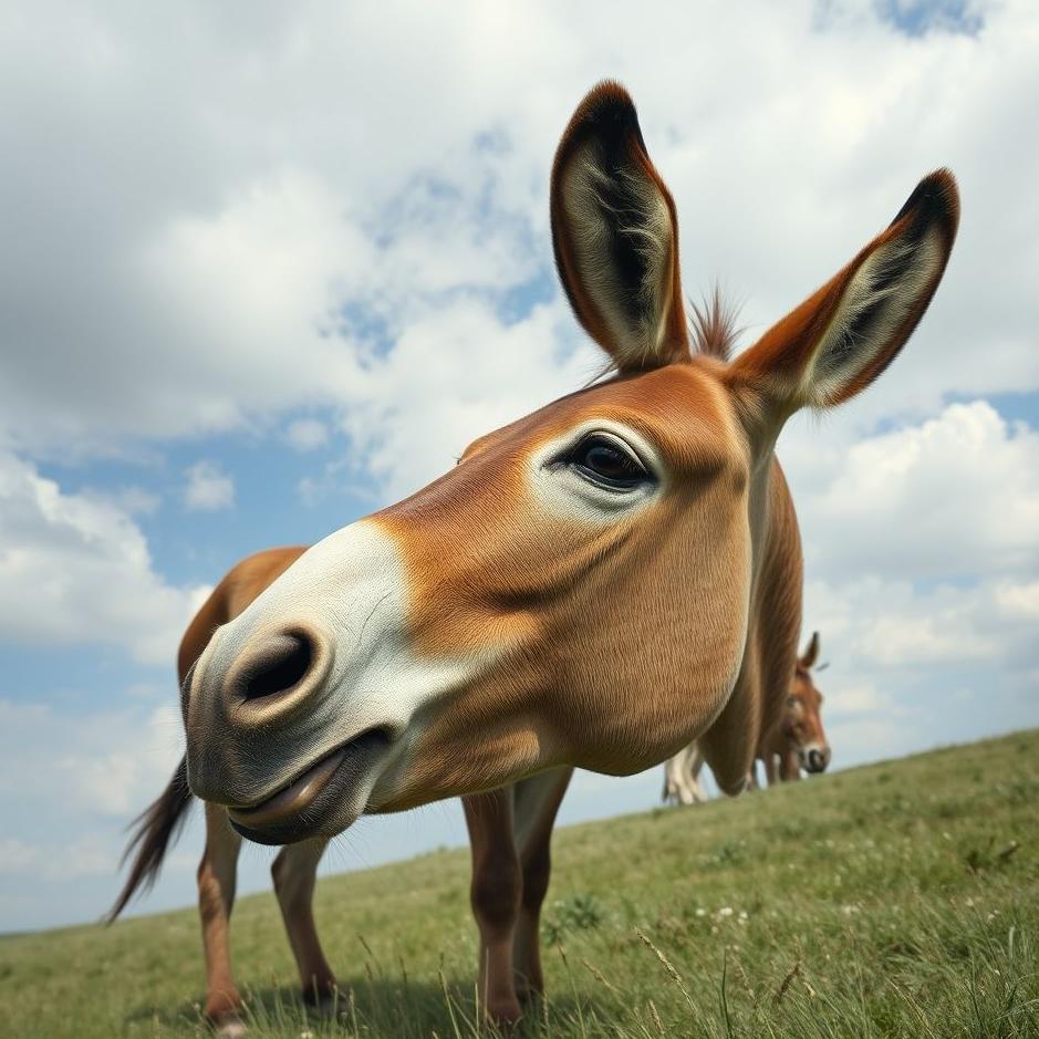 Dream : The outside of a donkey in a dream