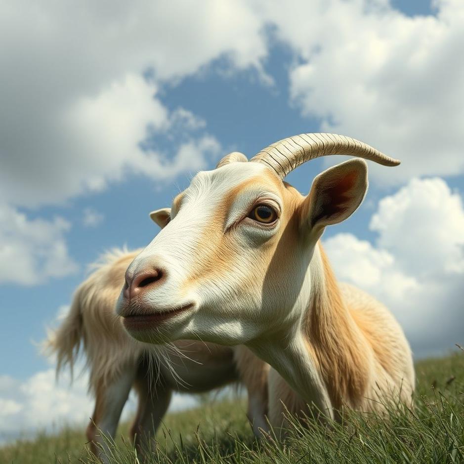 Dream : The outside of a goat in a dream