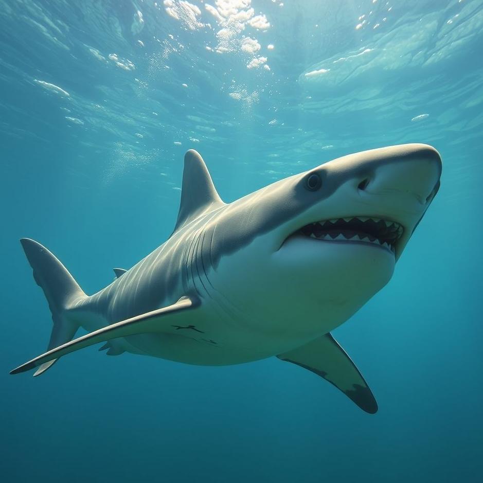 Dream : The outside of a shark in a dream