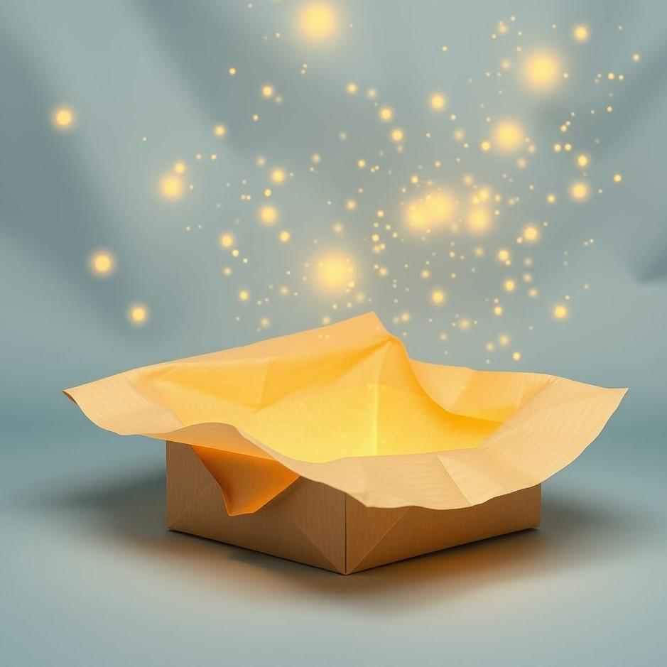 Dream : The packaging paper in the dream