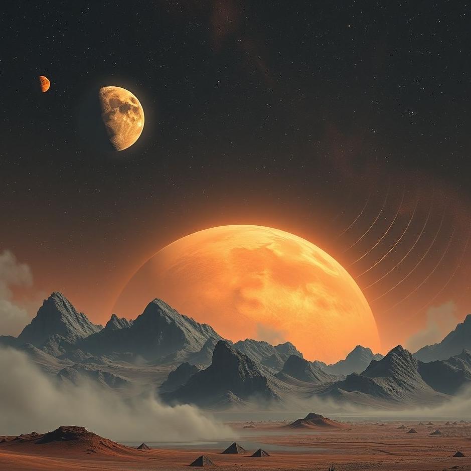 Dream : The planet Mars in a dream