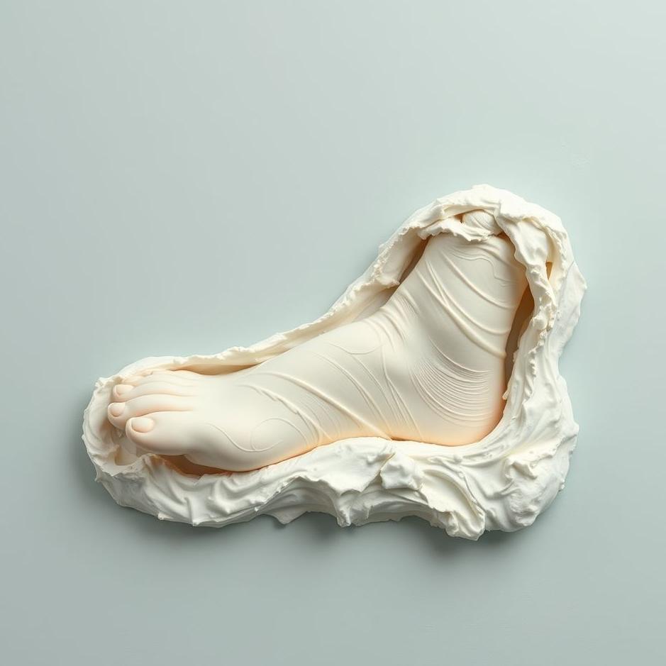 Dream : The plaster of the foot in the dream