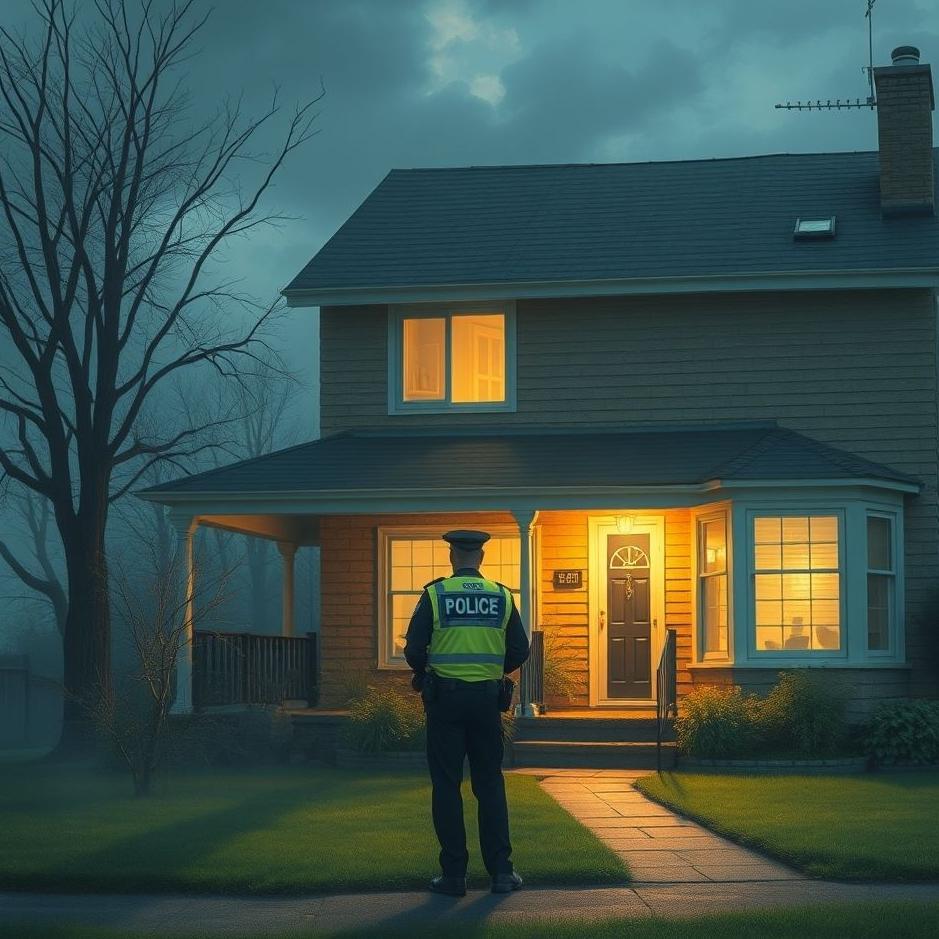 Dream : The police at home in a dream