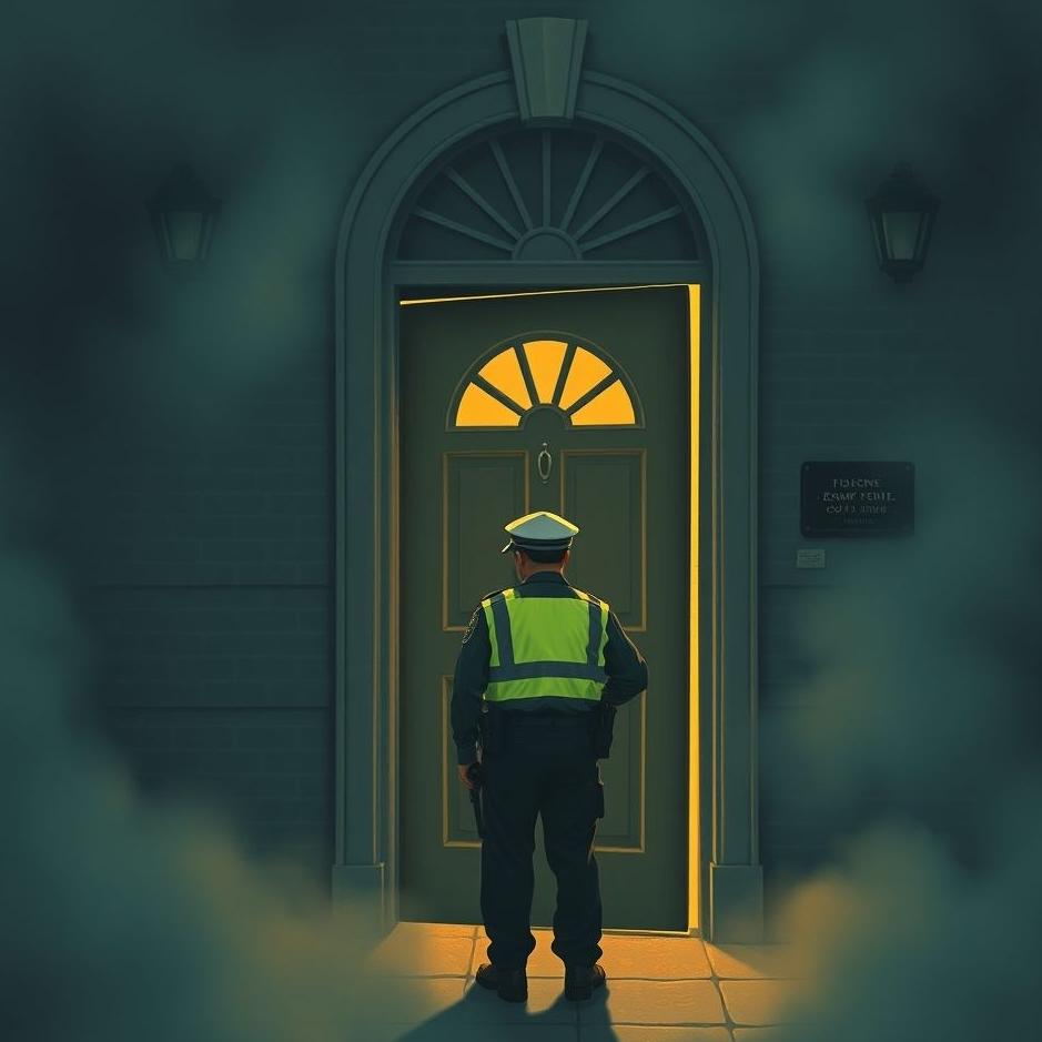 Dream : The police at the door in a dream