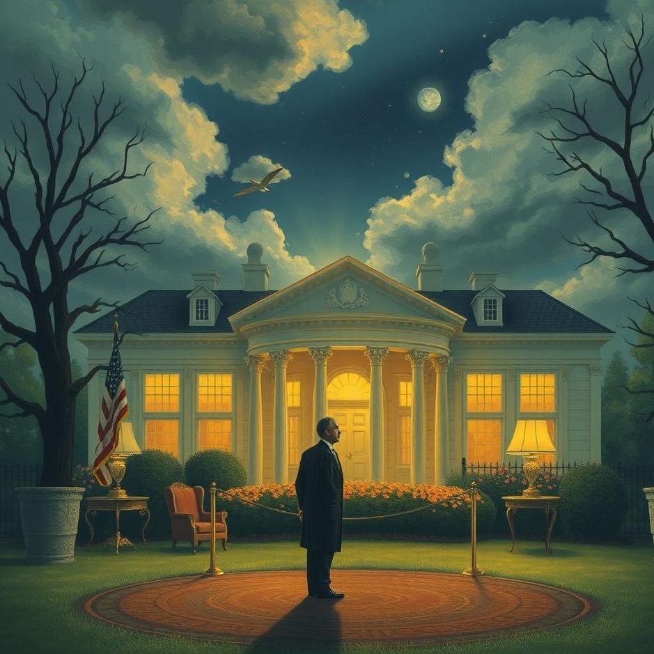 Dream : The president at home in a dream