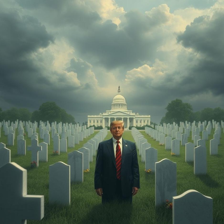 Dream : The president in a cemetery in a dream