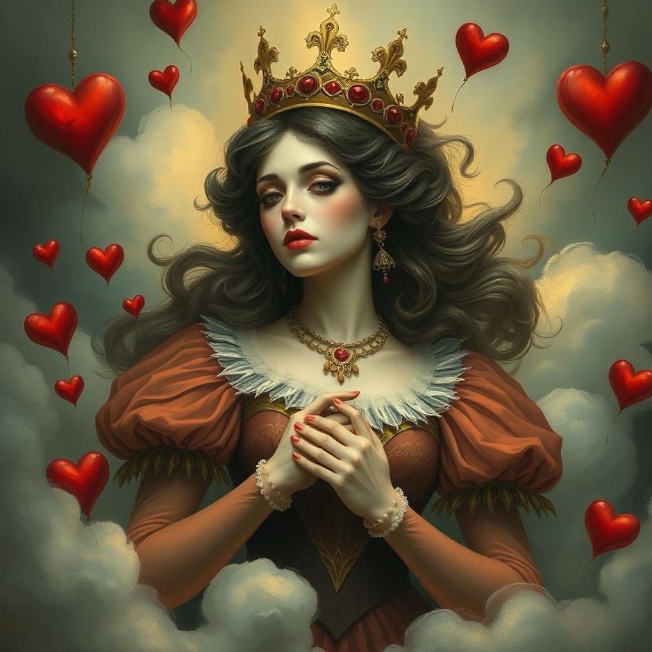 Dream : The queen of hearts in a dream