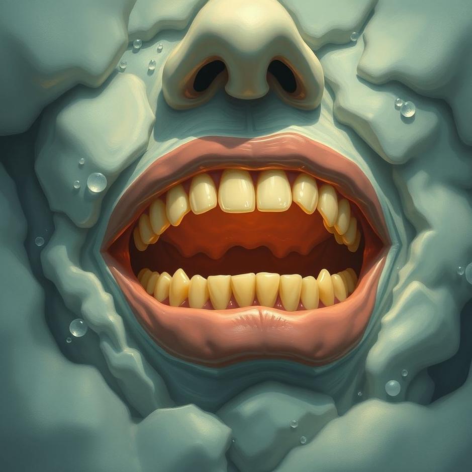 Dream : The release of less teeth in the dream