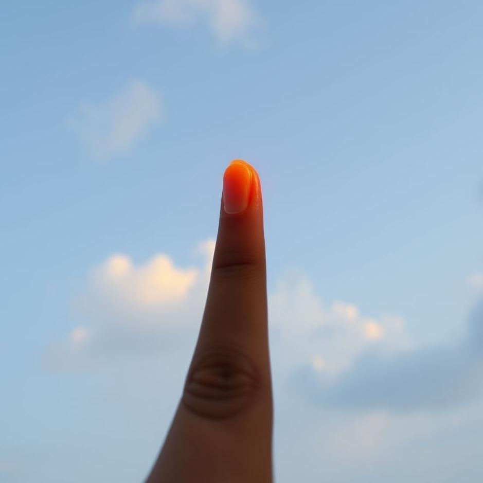 Dream : The right index finger in a dream