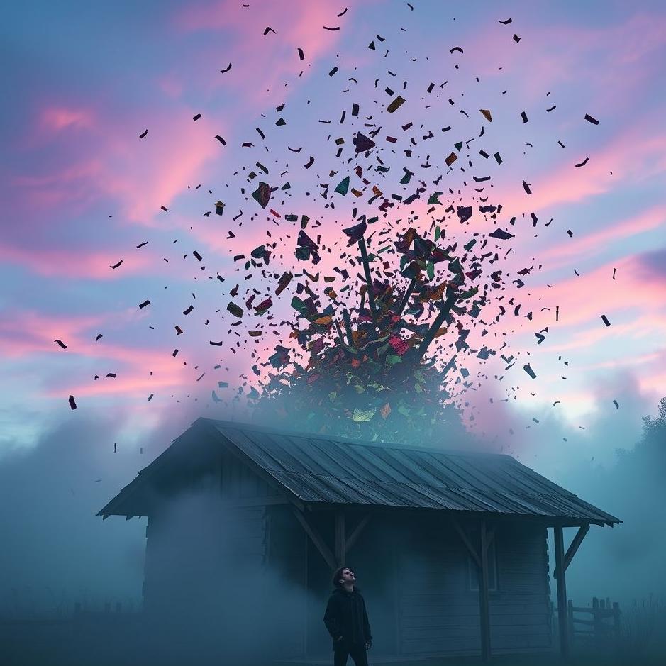 Dream : The roof of the house collapses in a dream