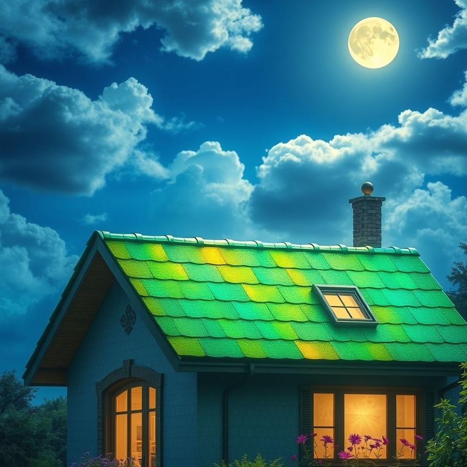 Dream : The roof of your house renewed in a dream