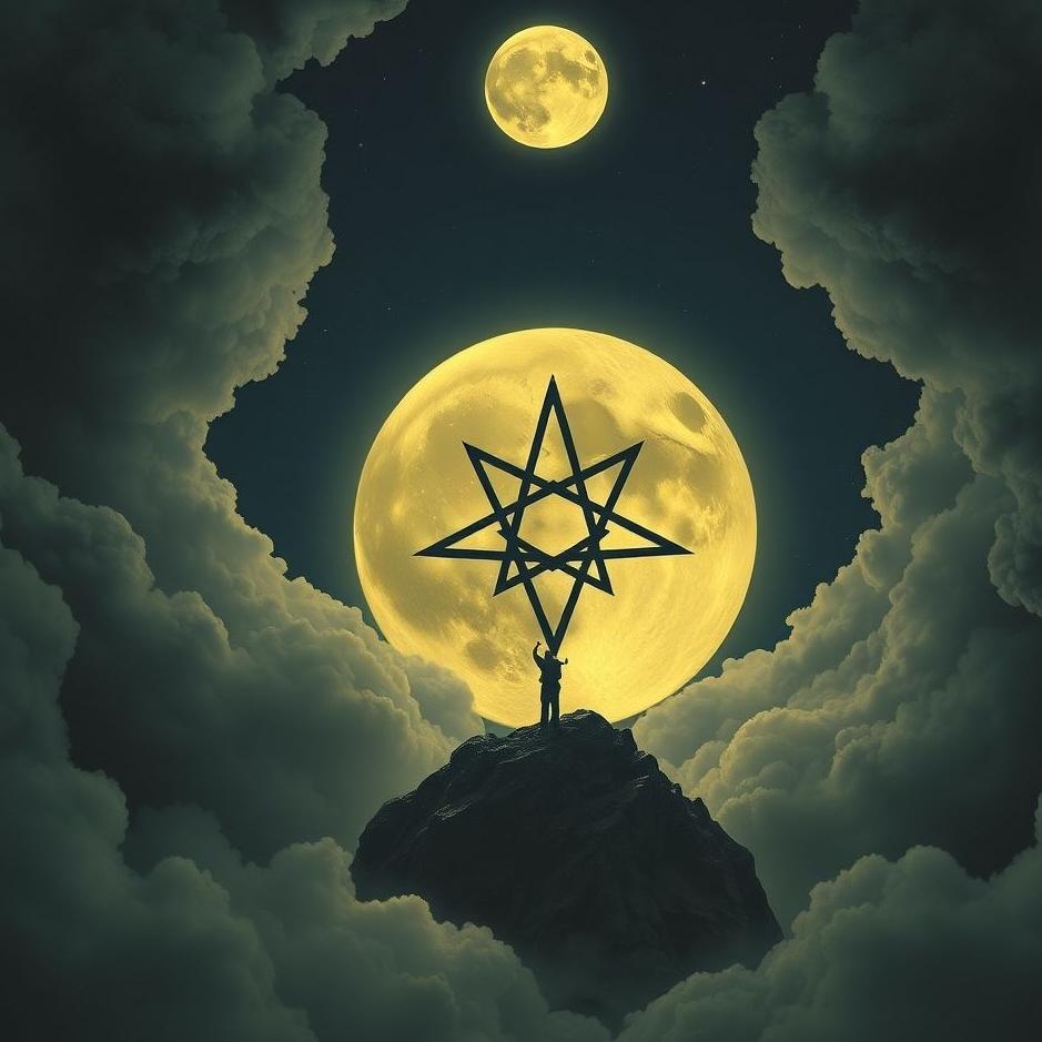 Dream : The satanist moon in a dream