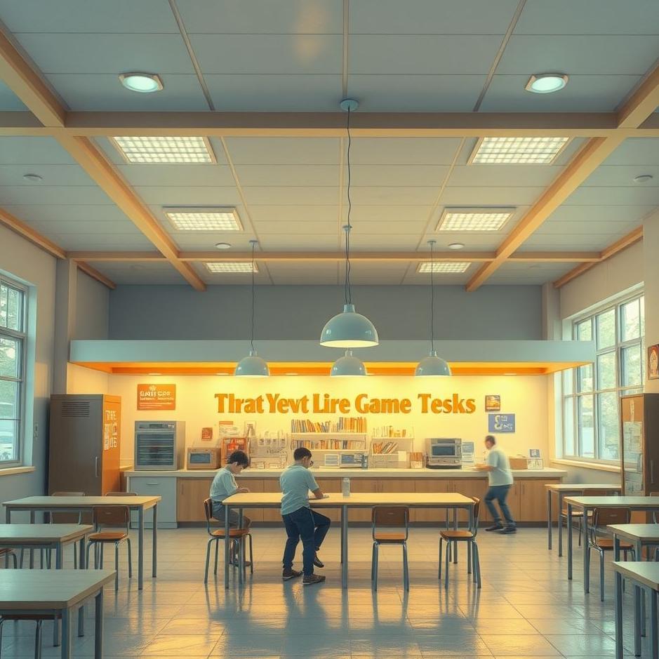 Dream : The school canteen in a dream