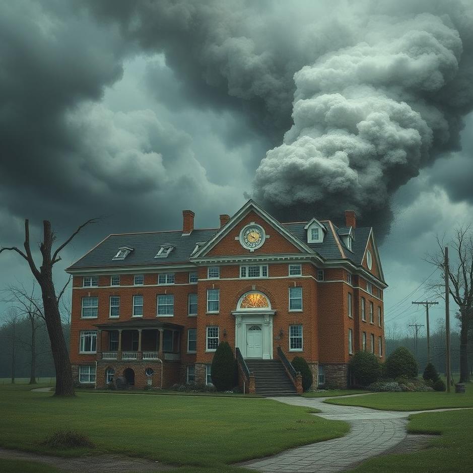 Dream : The school collapsing in a dream