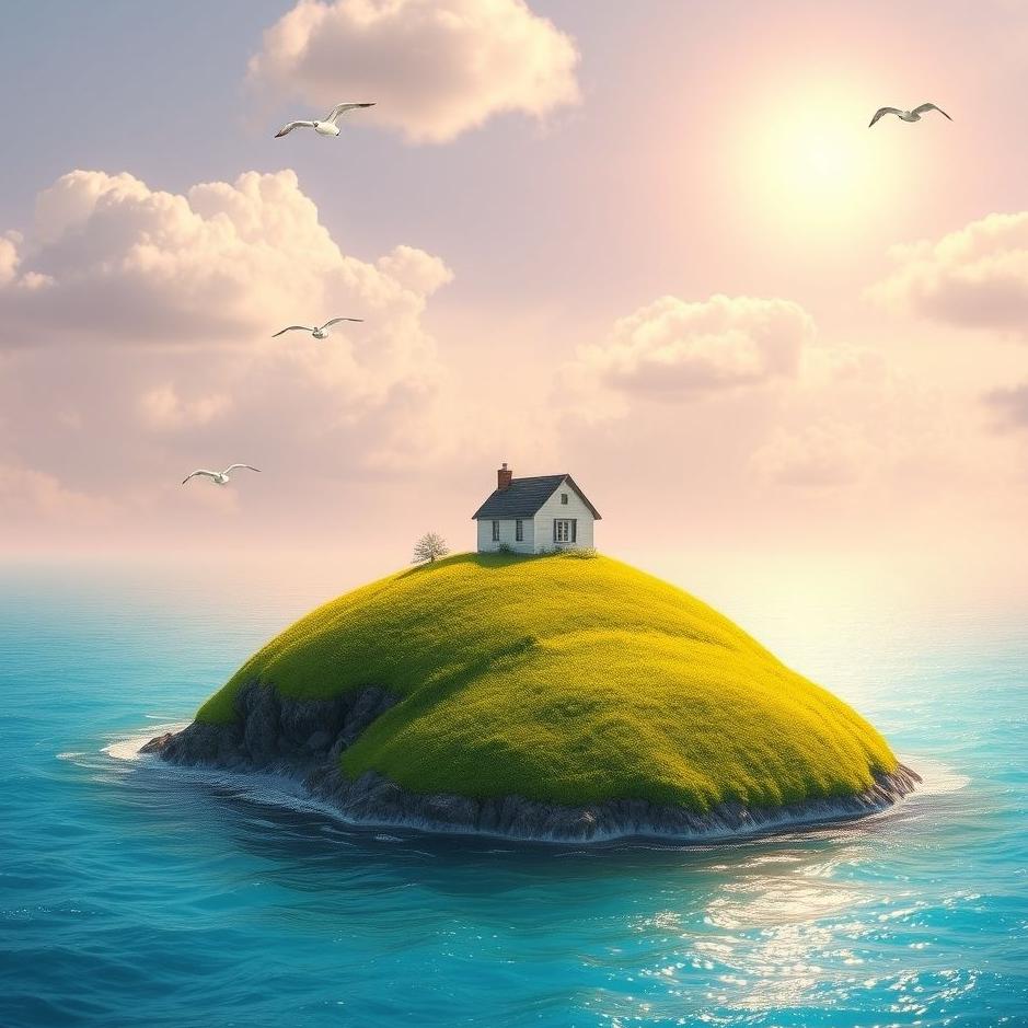 Dream : The sea around the house in a dream