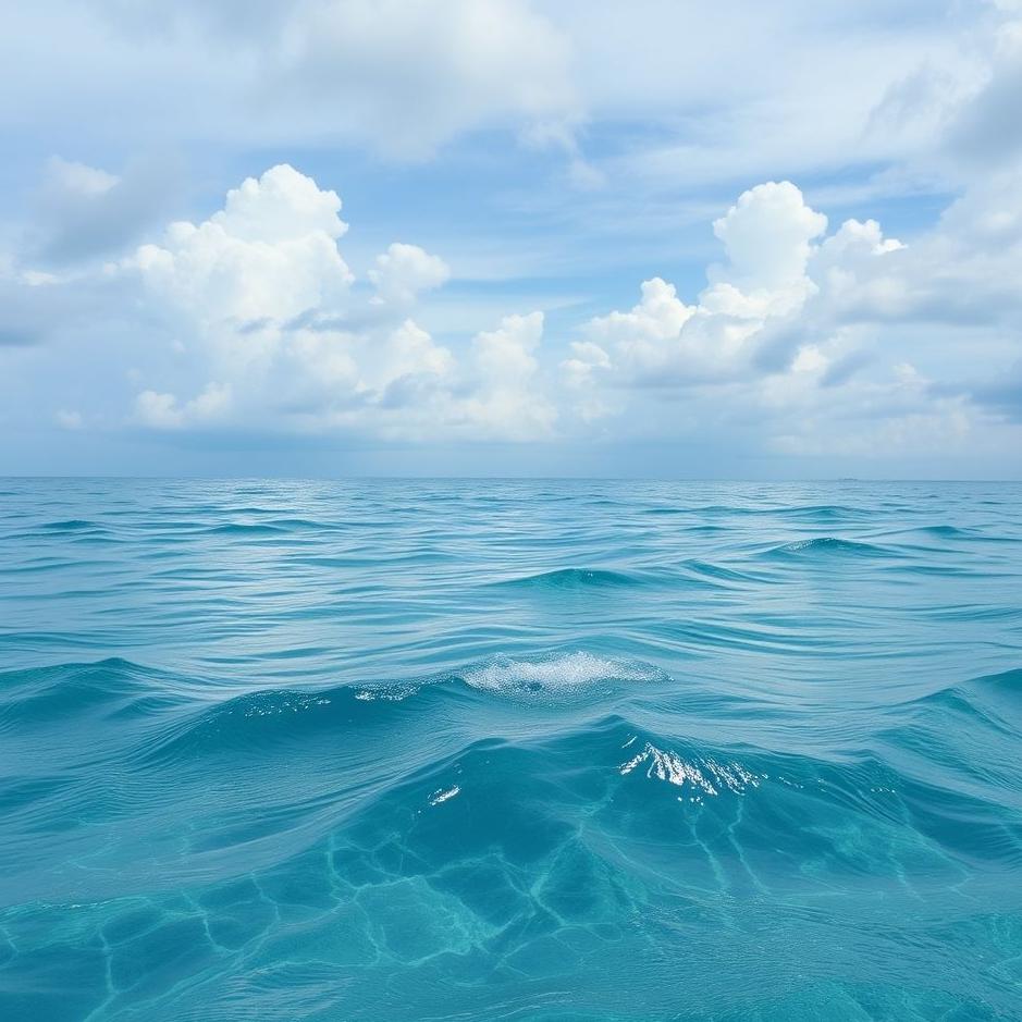 Dream : The sea around you in a dream