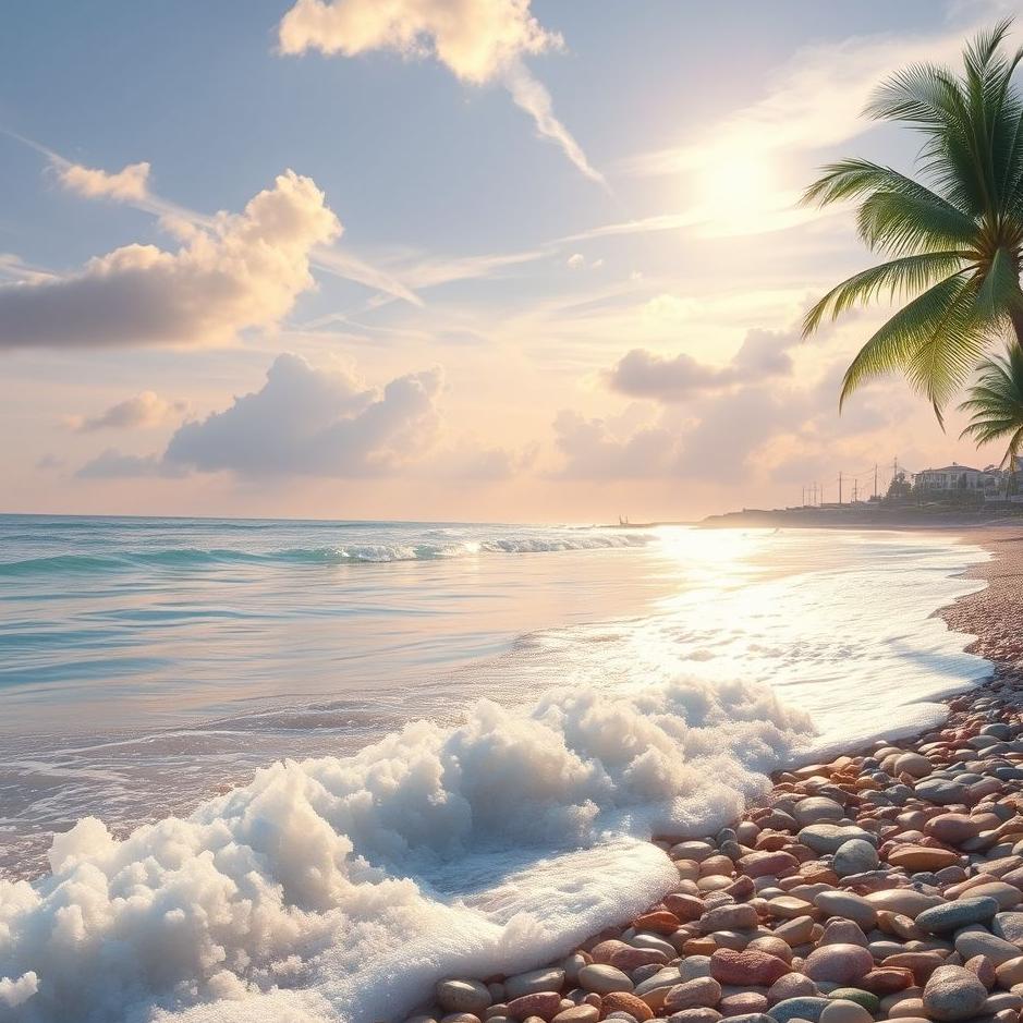 Dream : The sea close to home in a dream