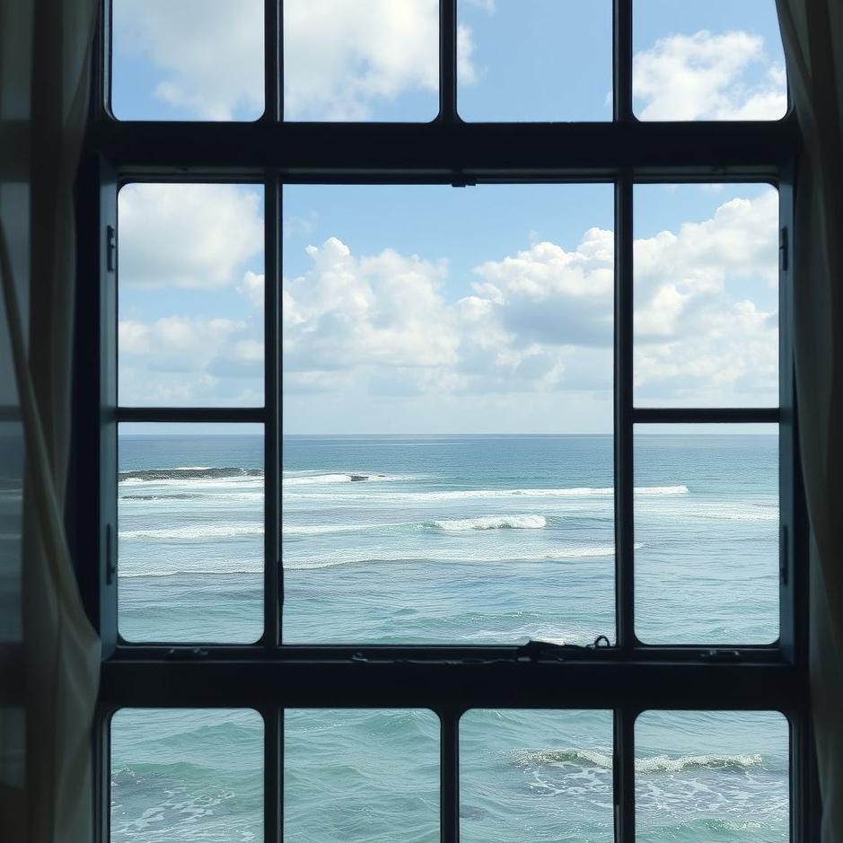 Dream : The sea through the window in a dream