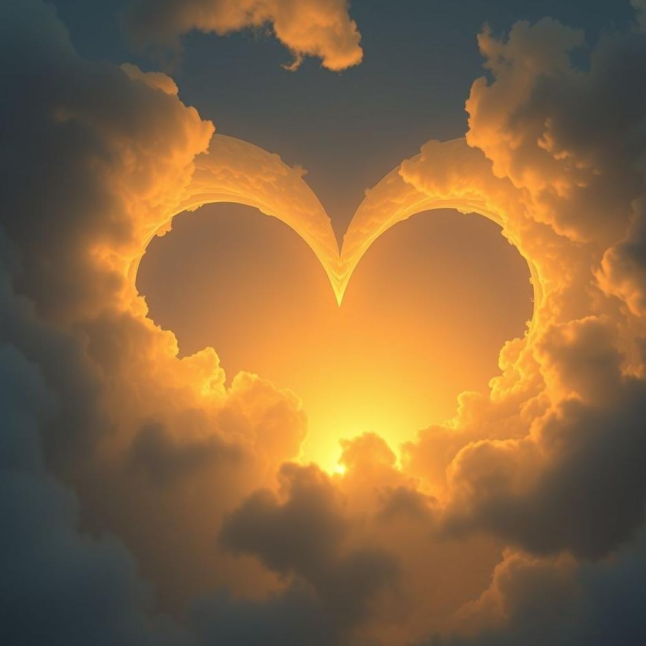 Dream : The shape of a heart in a dream