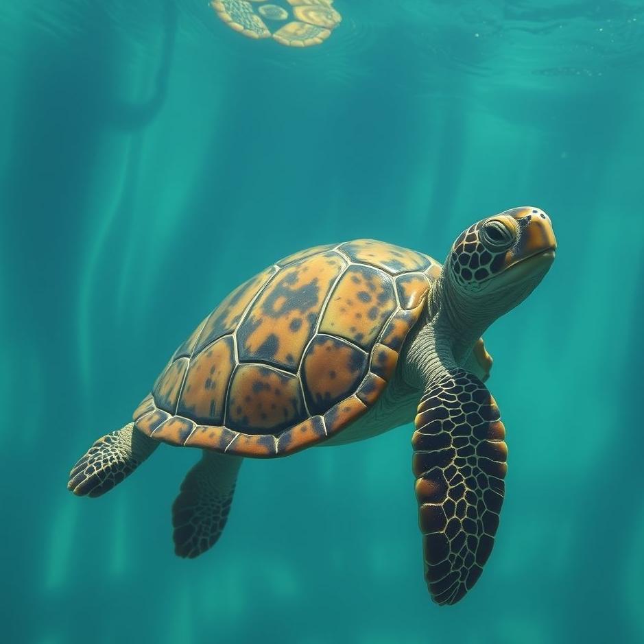 Dream : The shape of a turtle in a dream