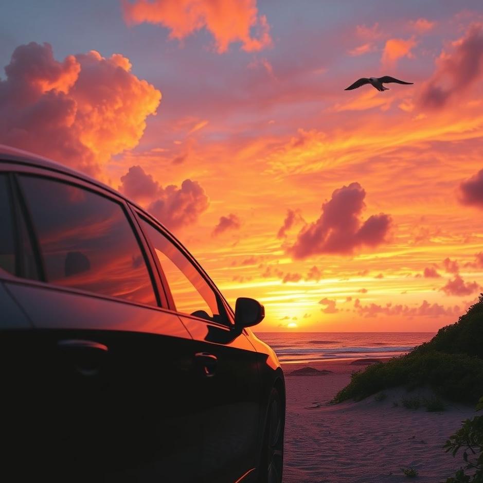 Dream : The side of the car in the dream