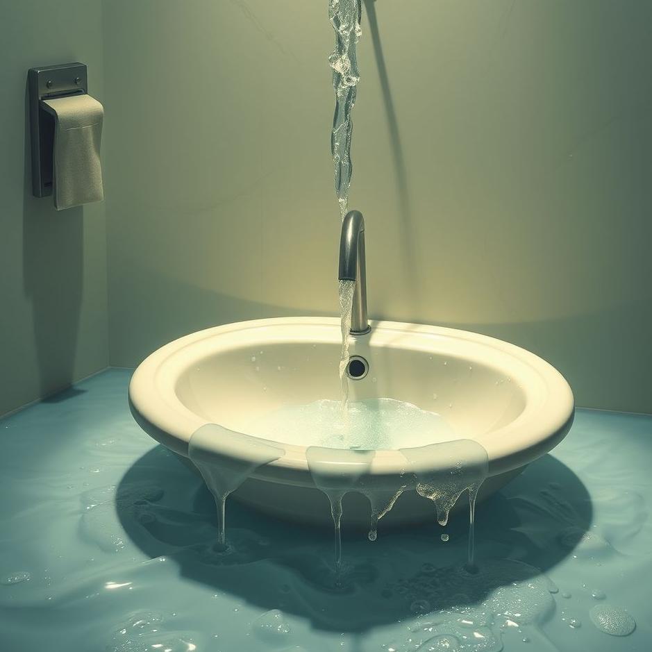 Dream : The sink overflowing in a dream