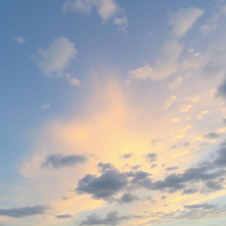 Dream : The sky beautiful in a dream