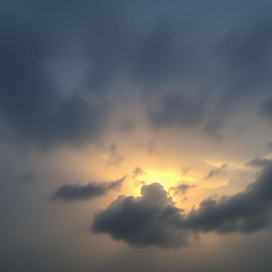 Dream : The sky darkening and brightening in a dream