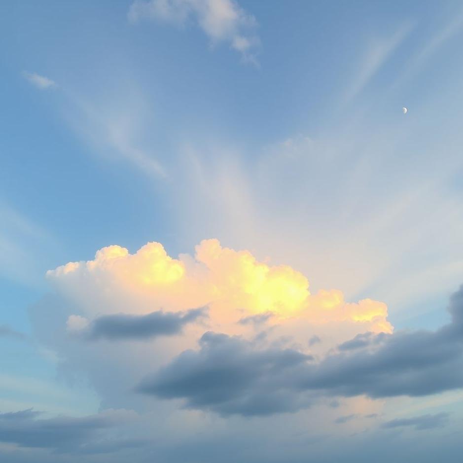 Dream : The sky differently in a dream