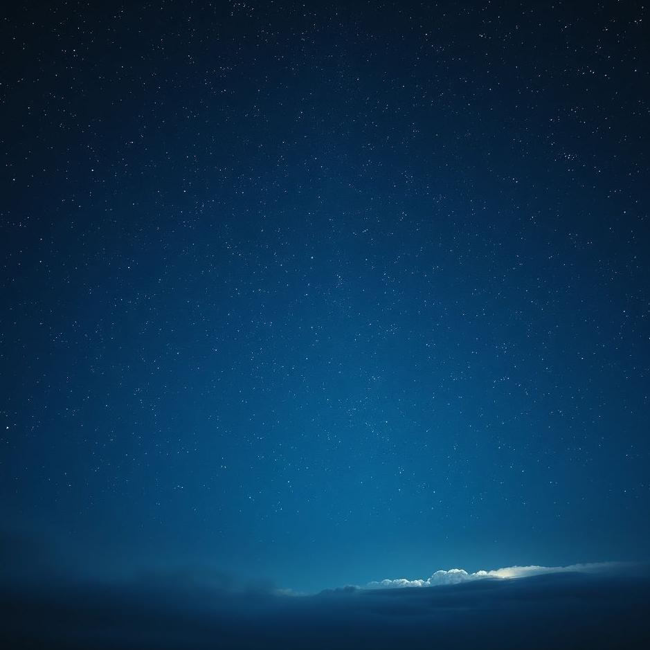 Dream : The sky full of stars in a dream