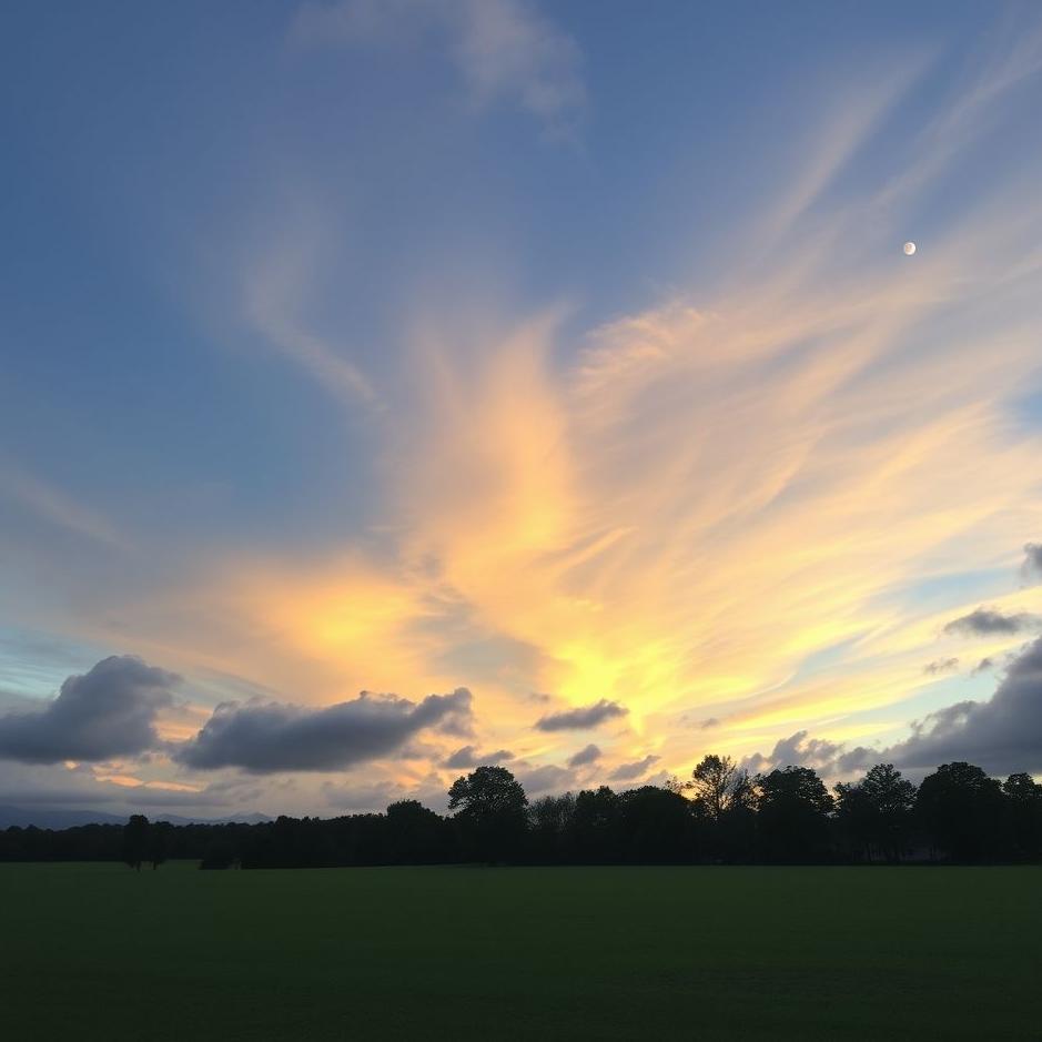 Dream : The sky moving in a dream