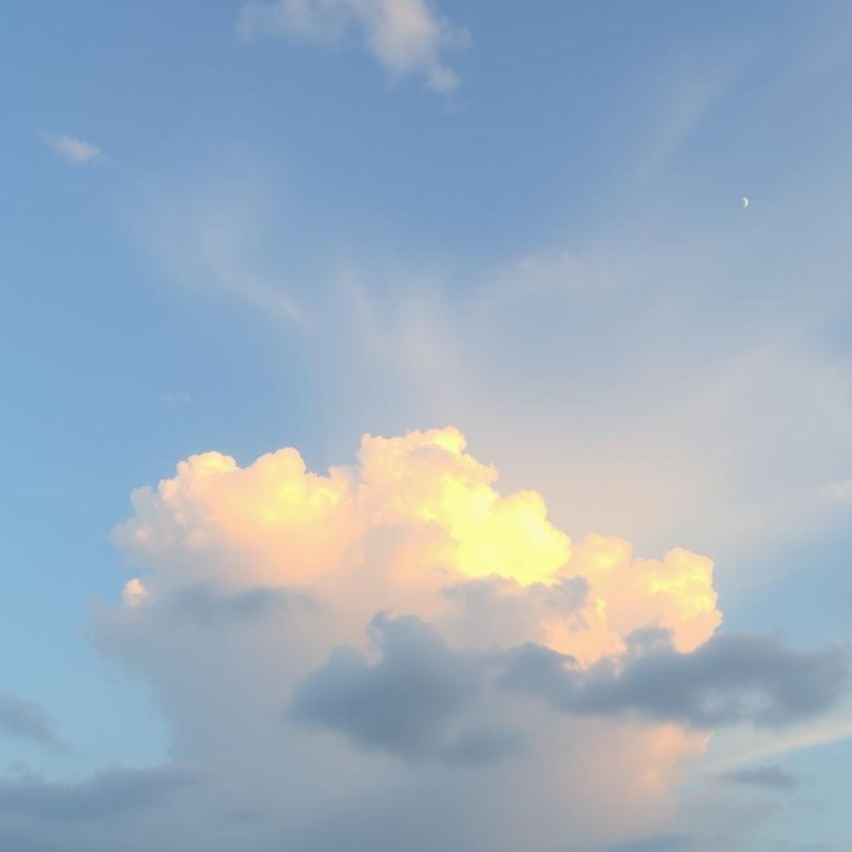 Dream : The sky talking in a dream