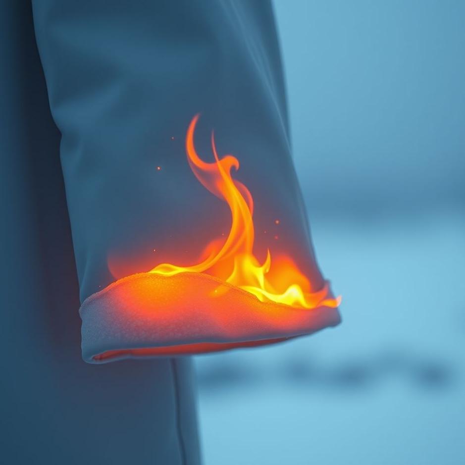 Dream : The sleeve of a coat burning in a dream