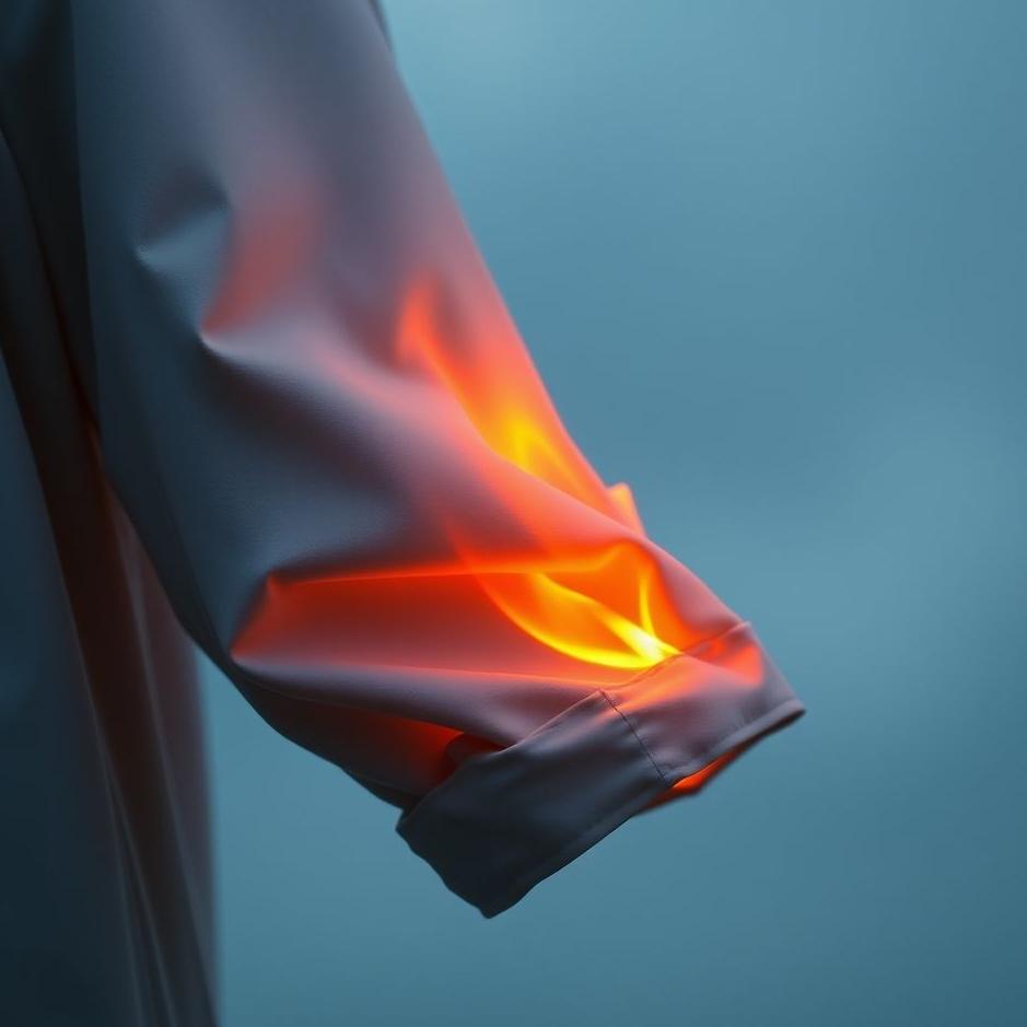 Dream : The sleeve of a shirt burning in a dream