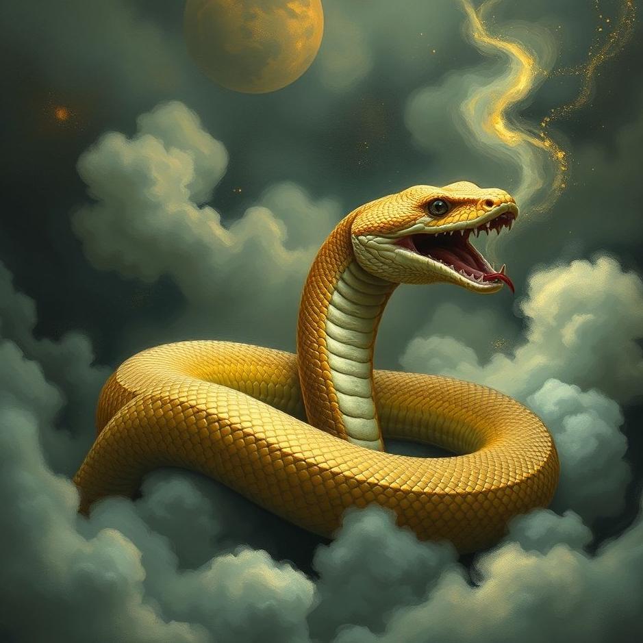 Dream : The snake wrapped in the dream