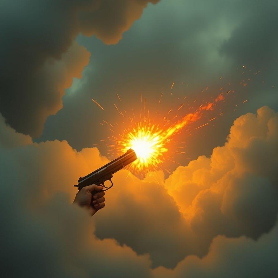 Dream : The sound of a gun blast in a dream