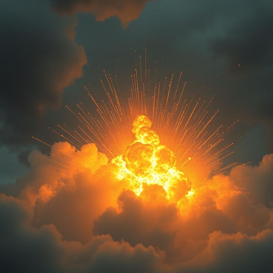 Dream : The sound of an explosion in a dream